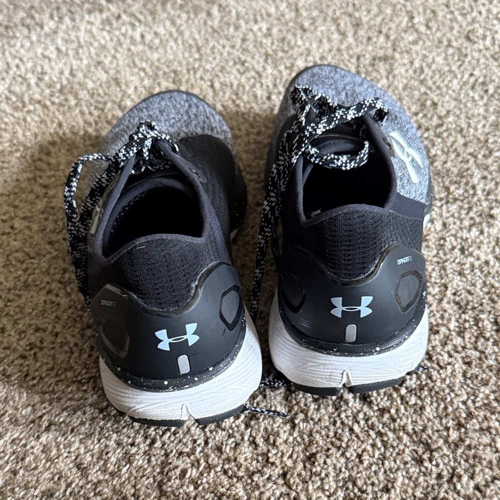 Under Armour women’s Black and Gray Athletic Sneakers - Picture 5 of 6